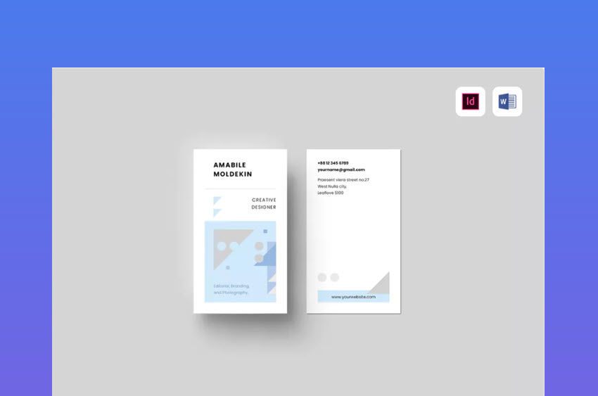 16 Free Premium Google Docs Business Card Templates Envato Tuts 